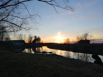 Huhtikuinen auringonlasku 2019